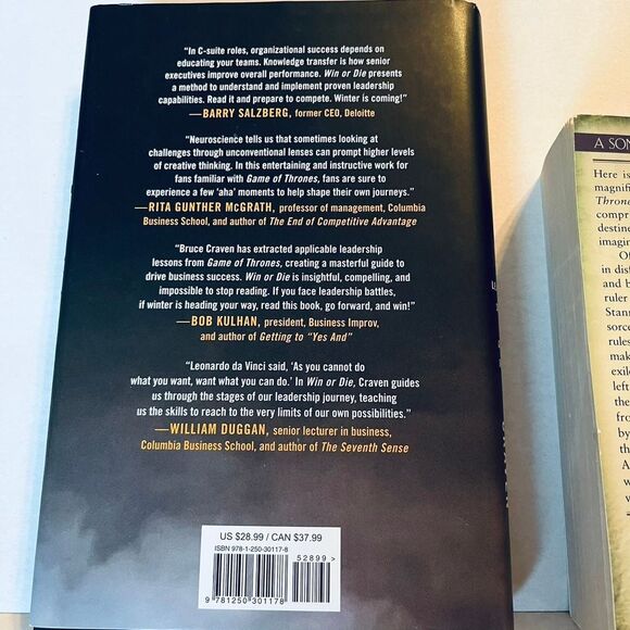 Game of Thrones themed books. A Storm of Swords by George R. R. Martin and Win - Picture 4 of 10